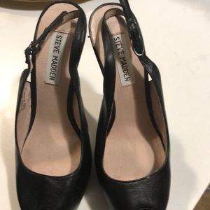 Steve Madden peekaboo platform